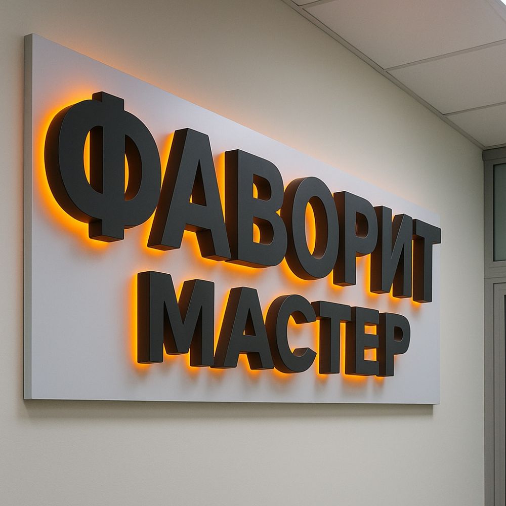 Объёмные буквы: лицо вашего бренда.